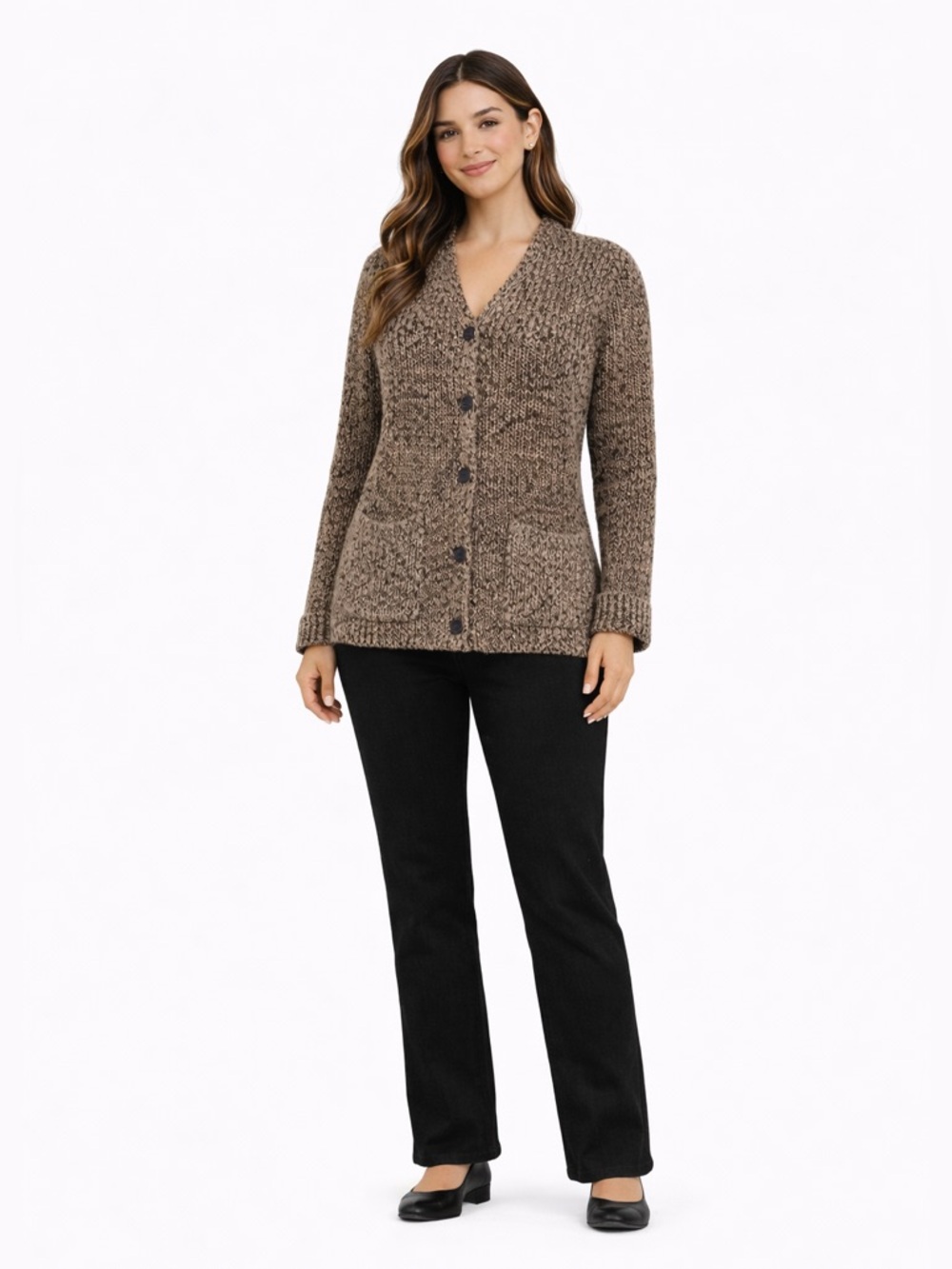 Ralph Lauren Brown Knit Cardigan
